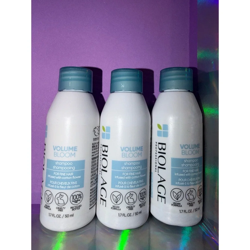 Matrix biolage Volume Bloom Shampoo 3 Pack Travel Volumizing hair care‎